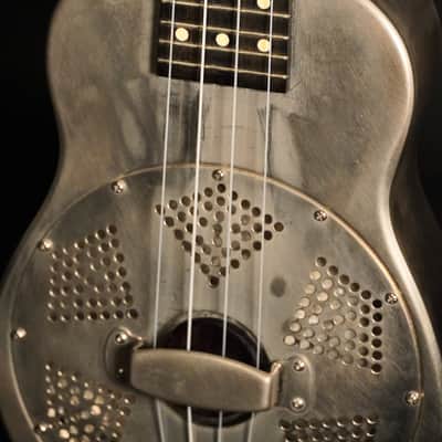 National NRP Concert Ukulele Rubbed Steel Resonator image 11