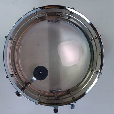 Ludwig Steel Rocker 8Lug Snare Drum 80s 5x14"Vintage Chrome Black/White #841176 image 11