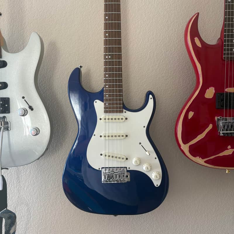 Samick Greg Bennett Malibu MB-1/MBM Electric Guitar – Blue – Very