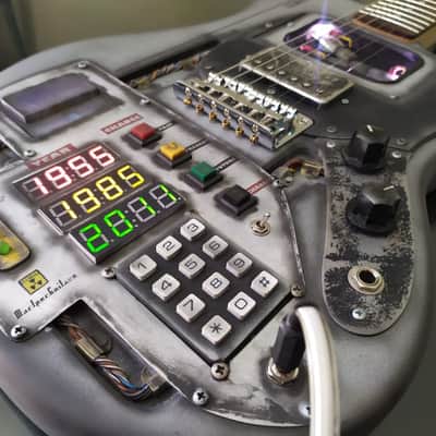 FenderMustang Back To The Future "DELOREAN" By Martper Guitars image 9