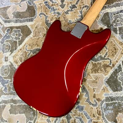 1971 Fender Mustang Competition Red with OHSC all original vintage electric guitar image 7
