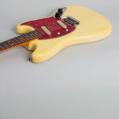 Fender Duo-Sonic II Solid Body Electric Guitar (1965), ser. #L78307, original tan hard shell case. image 7