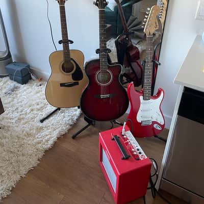 PRS SE A50E Angelus with Fishman GT1 Pickup 2018 - 2021 - Fire Red Burst image 5