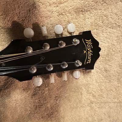 Washburn Jethro Burns M-3 SBR 1974 - Brown Sunburst image 7
