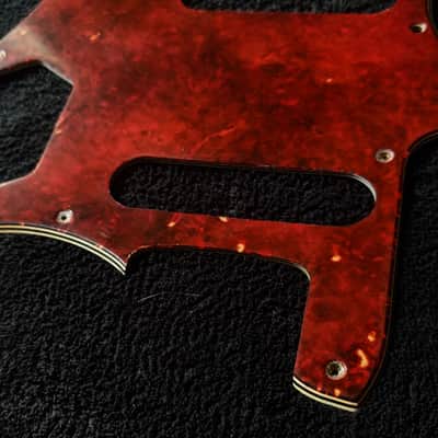 Jaguar Tortoise Shell Pickguard - USA/Squier CV Spec Medium Aged image 5