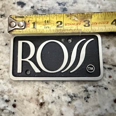 Ross Amp Logo Badge Emblem Cabinet image 2