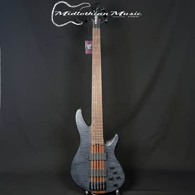Schecter - Charles Berthoud - CB-5 - 5-String Active Bass Guitar - See Through Black Satin Finish image 1
