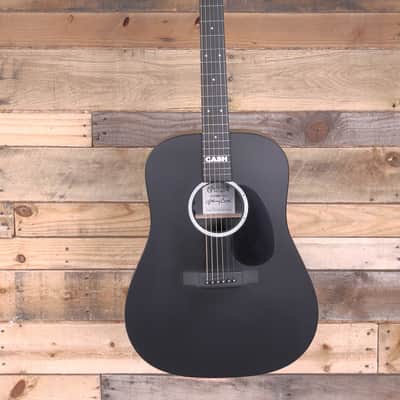 Martin DX Johnny Cash Acoustic/Electric Guitar Black w/ Gigbag image 4