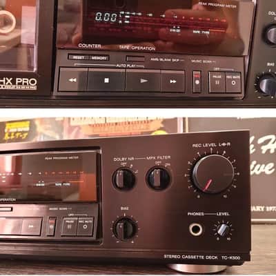 SONY TC-K500 Rare Vintage Cassette Deck Serviced Working Stereo Warranty image 6