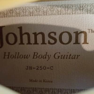 Johnson JH250C Semi Hollow Guitar image 2