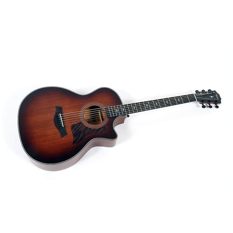 Taylor 324ce Baritone-6 Limited-Edition Grand Auditorium Acoustic-Electric Guitar Regular Shaded Edge Burst image 1