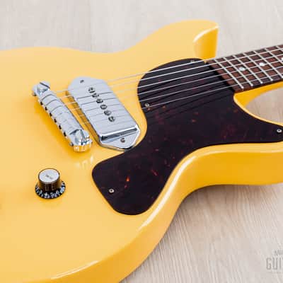 2002 Gibson Prototype One-Off Les Paul Junior Contour Double Cut TV Yellow w/ Case, COA image 6