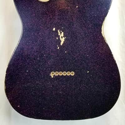 Fender Custom Shop 1960 Tele Relic, Time Machine, Ash Body, AAA Rosewood Fretboard, Magenta Sparkle image 11