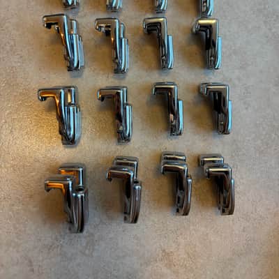(16) Ludwig P2306AP Die Cast Bass Drum Claw Hooks 2010s - Chrome image 3