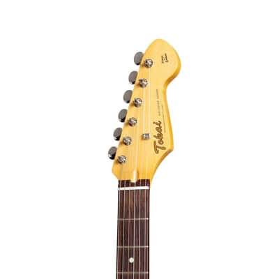Tokai 'Vintage Series' AST-165 SEB ST-Style Electric Guitar Black/Golden Wood image 4