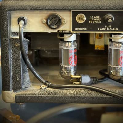 Fender Bandmaster "Drip Edge" 50-Watt 2-Channel Guitar Amp Head 1968 Silverface Recently Serviced and Re-Tubed image 9