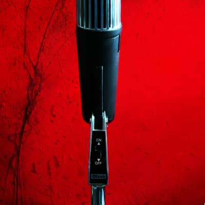 Vintage 1960's Olson M-219 dynamic cardioid microphone Dual Z w stand prop repair Calrad Shield Lafayette image 4