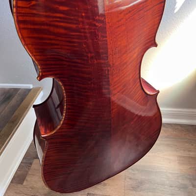 Beautiful 4/4 Panis Angelicus Cello w/ Bow & Hard Rolling Case image 5