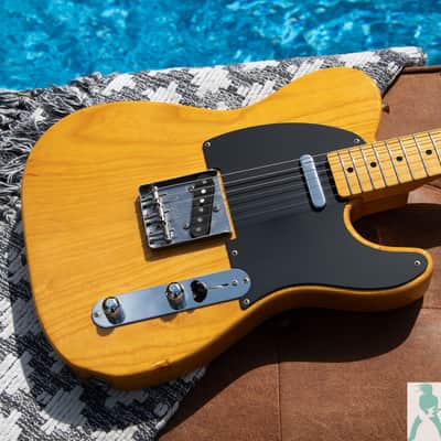 Fender TL52-78US - '52 Telecaster Reissue - Vintage Natural - Premium Ash Body w US Vintage Reissue PU's - Pro Set Up w Perfect Frets/Action/Intonation! image 7