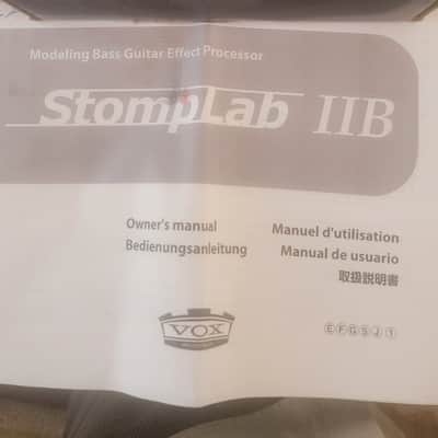 Vox SL2B StompLab IIB Modeling Bass Processor 2010s - Red image 2