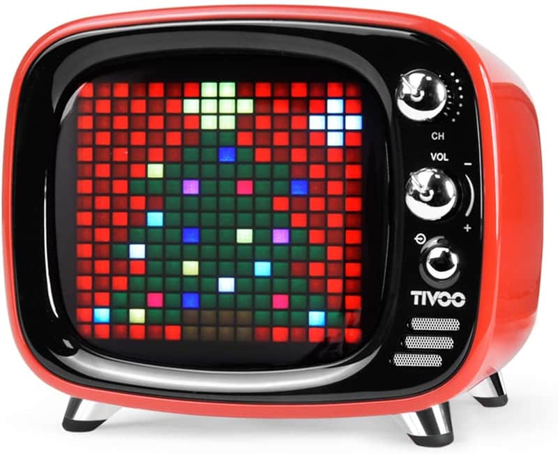 Retro Bluetooth Speaker - Pixel Art DIY Box, RGB Programmable 16X16 LED image 1