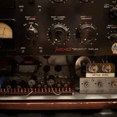 Vintage Fairchild 670 stereo tube compressor / limiter in outstanding condition. Always tech maintained. Recent bench test / Plug & Play. Sounds fantastic. No Disappointments! image 4