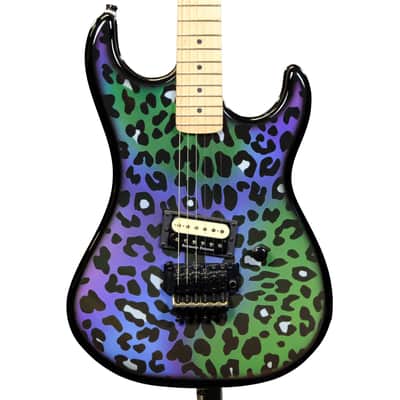 Used Kramer Baretta Feral Cat Custom Graphic - Rainbow Leopard image 1