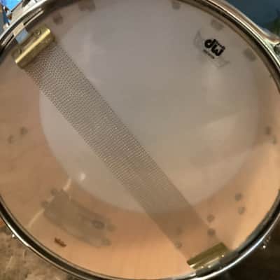DW Jazz snare drum 6 1/2 x 14 Natural wood image 6