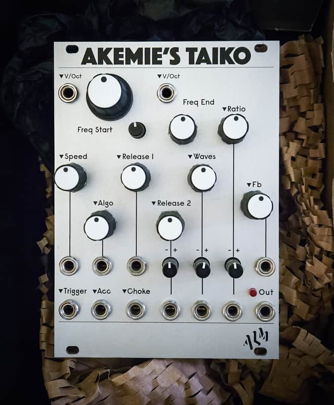 ALM/Busy Circuits ALM015 Akemie's Taiko Drum Voice Eurorack Synth Module 2021 - Present - Silver image 1
