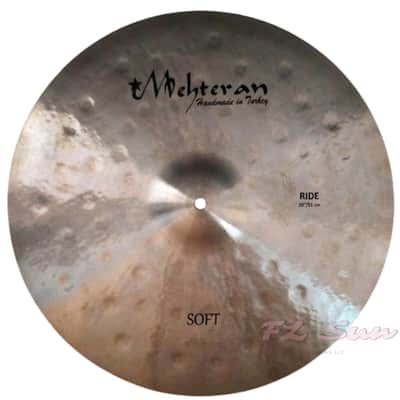 Mehteran Cymbals 3 pcs Soft Series 22" Sizzle Ride - 20 Crash - Jazz/Dry (Combo) Series 14" Hi-Hat Cymbal Set image 2