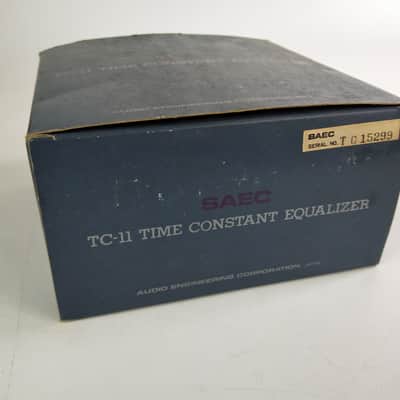 SAEC TC-11 Time Constant Equalizer W/ Box In Excellent Condition image 7