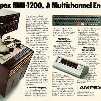 Ampex MM-1200 16 track 2" Tape Machine with accessories and new tape image 10