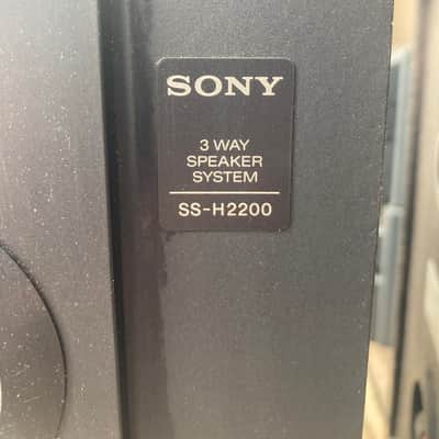 Sony Vintage SONY SS-H2200 SPEAKERS 80s image 4