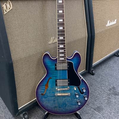 2023 Gibson ES-339 Figured Demo Model - Blueberry Burst image 2