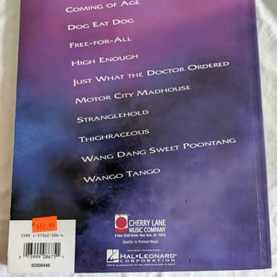 Ted Nugent Best of Sheet Music Song Book Songbook Guitar Tab Tablature image 2