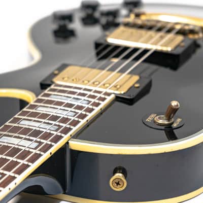 1980 Greco Les Paul Custom Electric Guitar - Black image 7