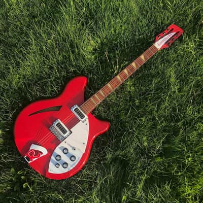 RARE 1985 Rickenbacker 360 Ruby Red …(actually a 360/12 currently strung as a 6 string) ... Original Hardcase image 7