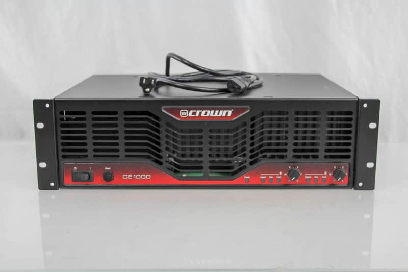 Crown CE1000 Power Stereo Amp Formerly Church Owned Fully Functional image 1