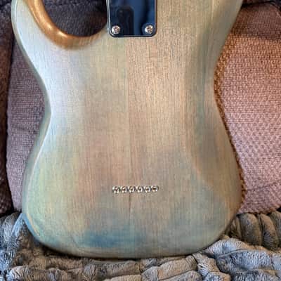 Custom ST Strat\Tele Hybrid Marupa ( Brazilian Maple ) body and roasted maple neck image 5