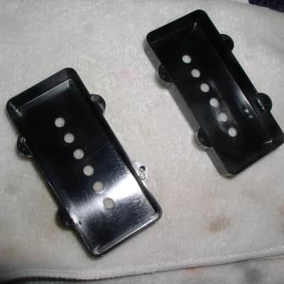 Two Jazzmaster black pickup covers Fender/Squier FREE SHIPPING image 2