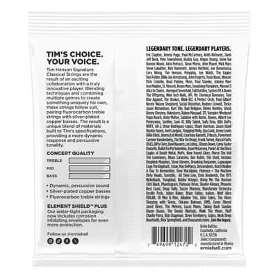 Ernie Ball Tim Henson Signature Classical Guitar Strings Medium Tension image 2