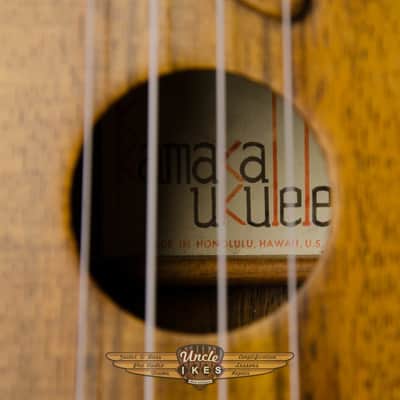 Vintage 70's Kamaka Koa Soprano Ukulele, Koa, White Label, Uke, Hawaiian, Hardcase image 17