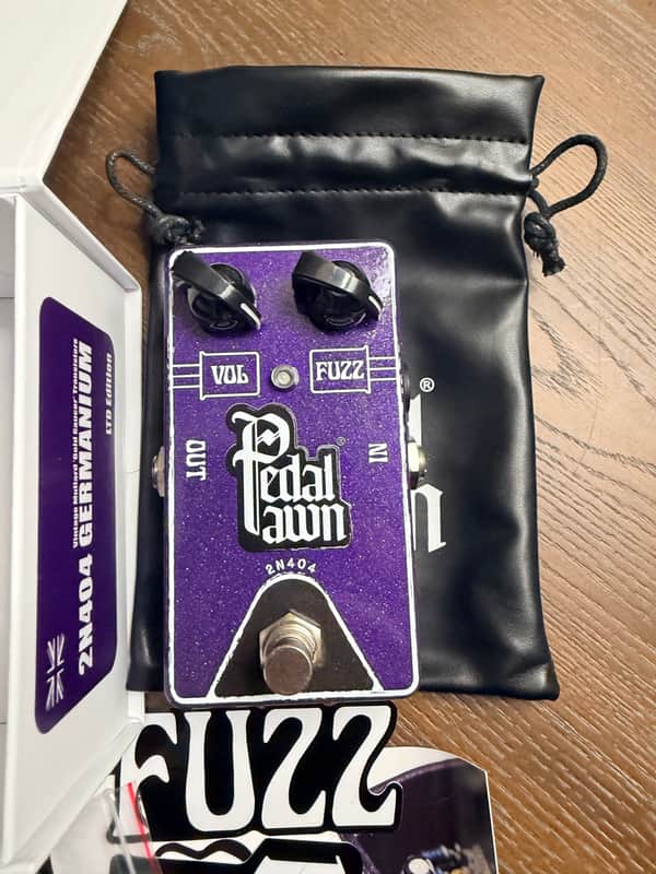 Pedal Pawn 2N404 Fuzz- Purple Sparkle image 1