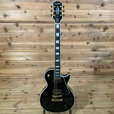 Epiphone Les Paul Custom Electric Guitar - Ebony image 2