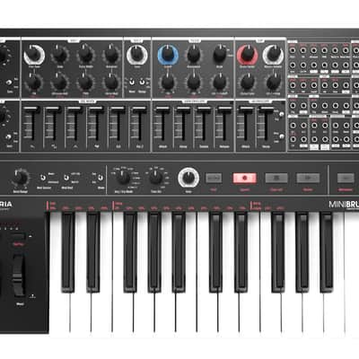 Arturia MiniBrute 2 Noir Semi-Modular Monophonic Analog Synthesizer (Open Box)
