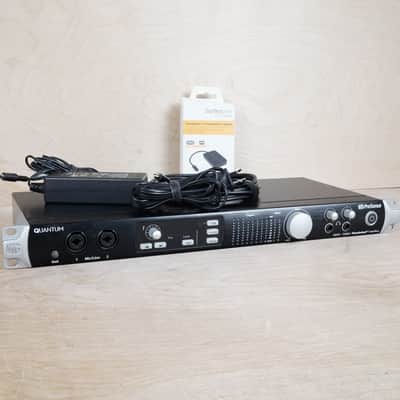 PreSonus Quantum Thunderbolt Audio Interface 2017 Black w/ Power Supply, Thunderbolt 3 Adapter image 1