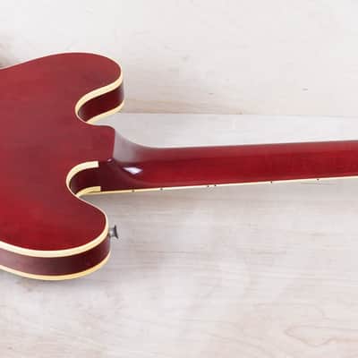 Epiphone Riviera (Japanese Domestic) Vintage 1970s Cherry Vintage Semi-Hollow w/ Hard Case image 10