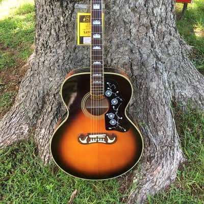Epiphone EJ-200 VS sunburst Made in Korea  2002 Vintage Sunburst image 1