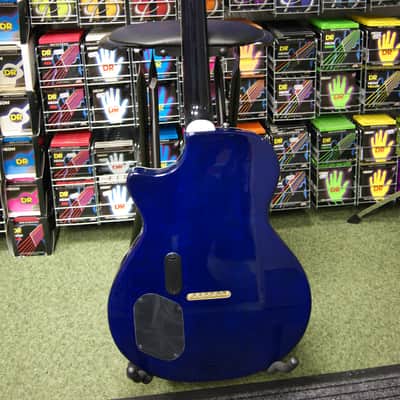 Crafter SAT-QMMS semi electro acoustic guitar - Quilted maple marine sunburst finish - Made in Korea image 14