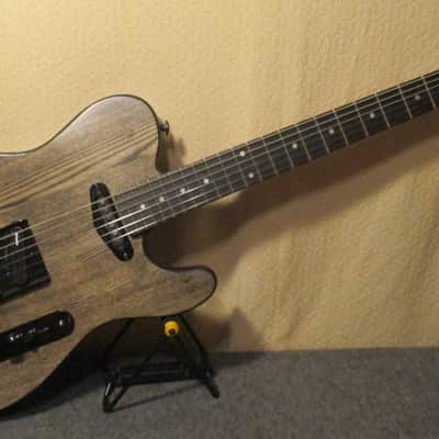 Swamp Ash Telecaster Body  2018 Black / Natural image 15